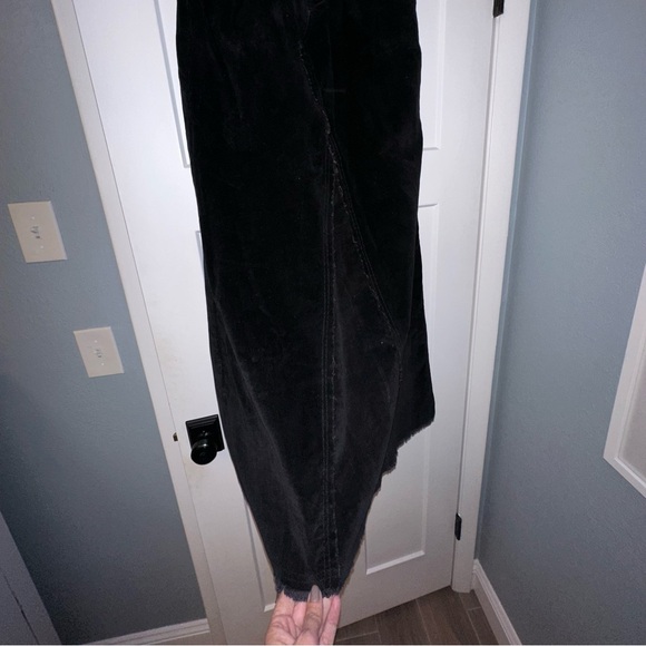 Women's Lazer Jeans Black Corduroy Maxi Skirt - Size 7 - Picture 2 of 7